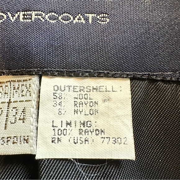 Zara Classic concepts wool blend coat sz 44/12 Black Zip Up Pockets Md In Spain - Picture 15 of 16